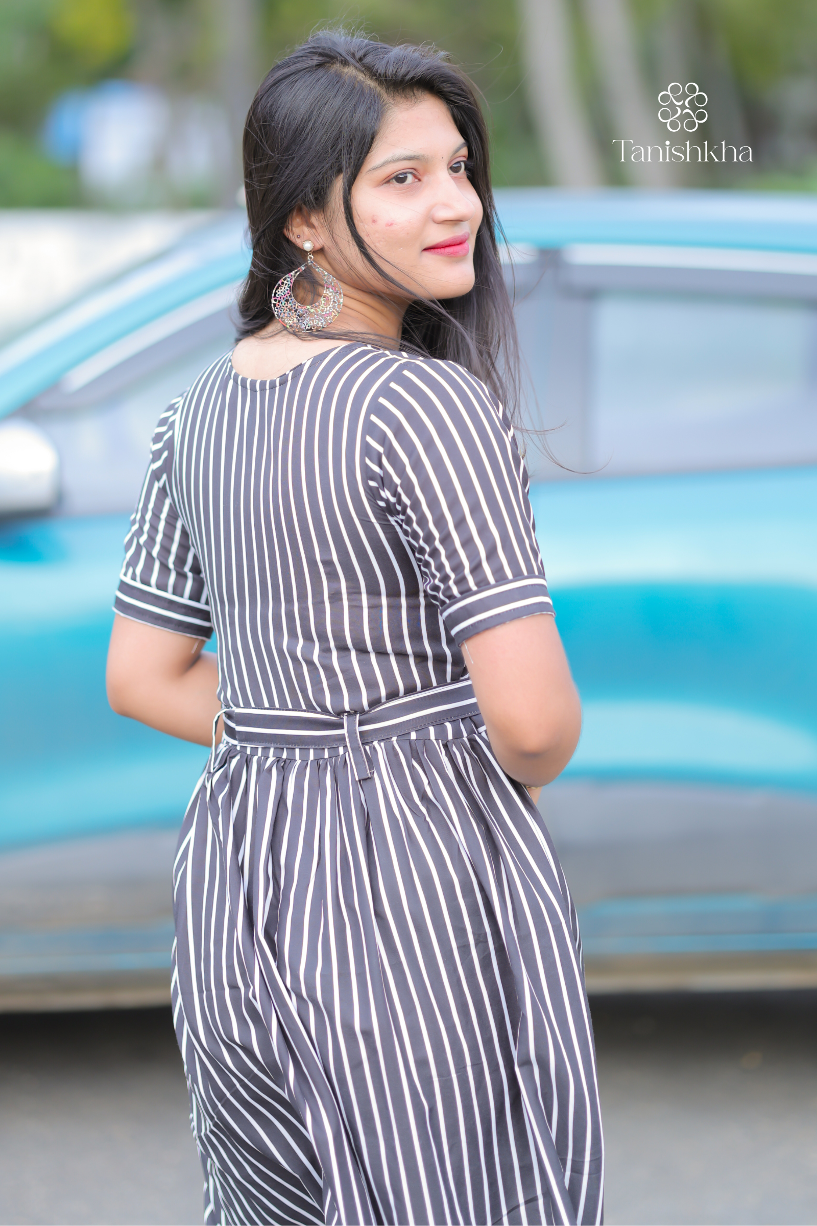 Urban Monochrome Shirt Dress