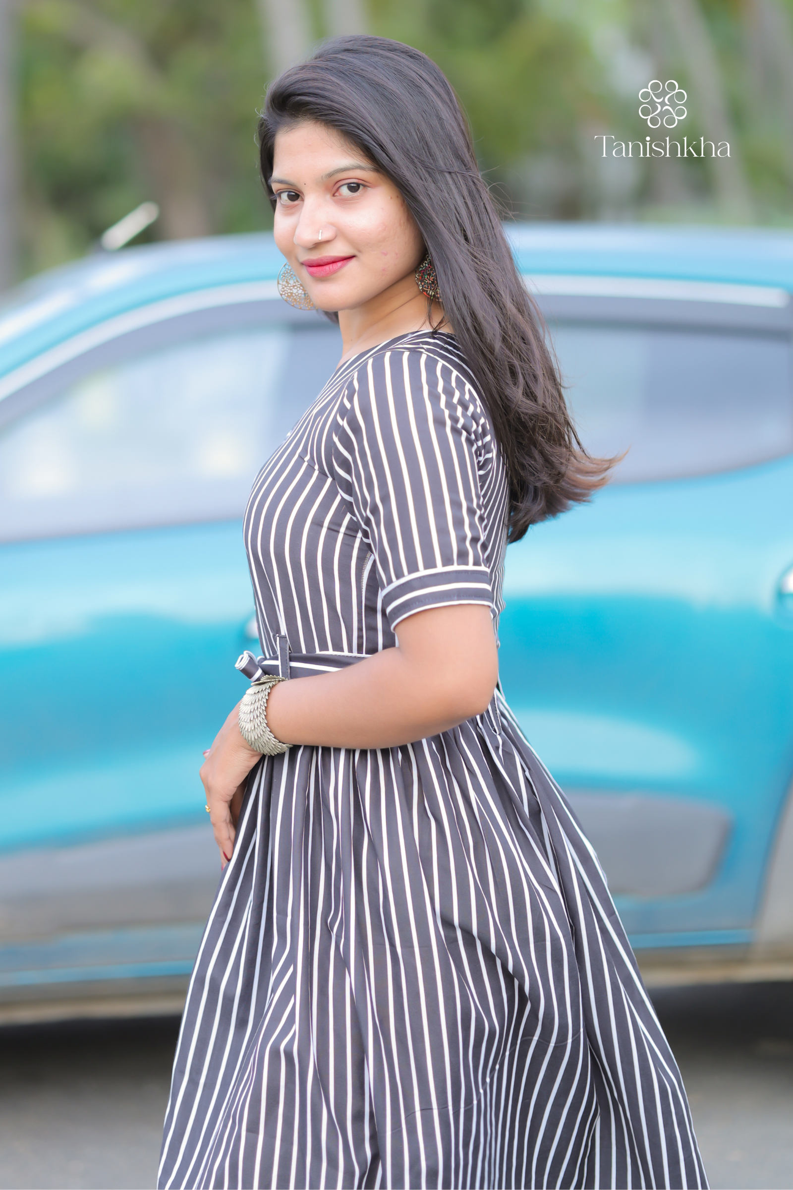 Urban Monochrome Shirt Dress