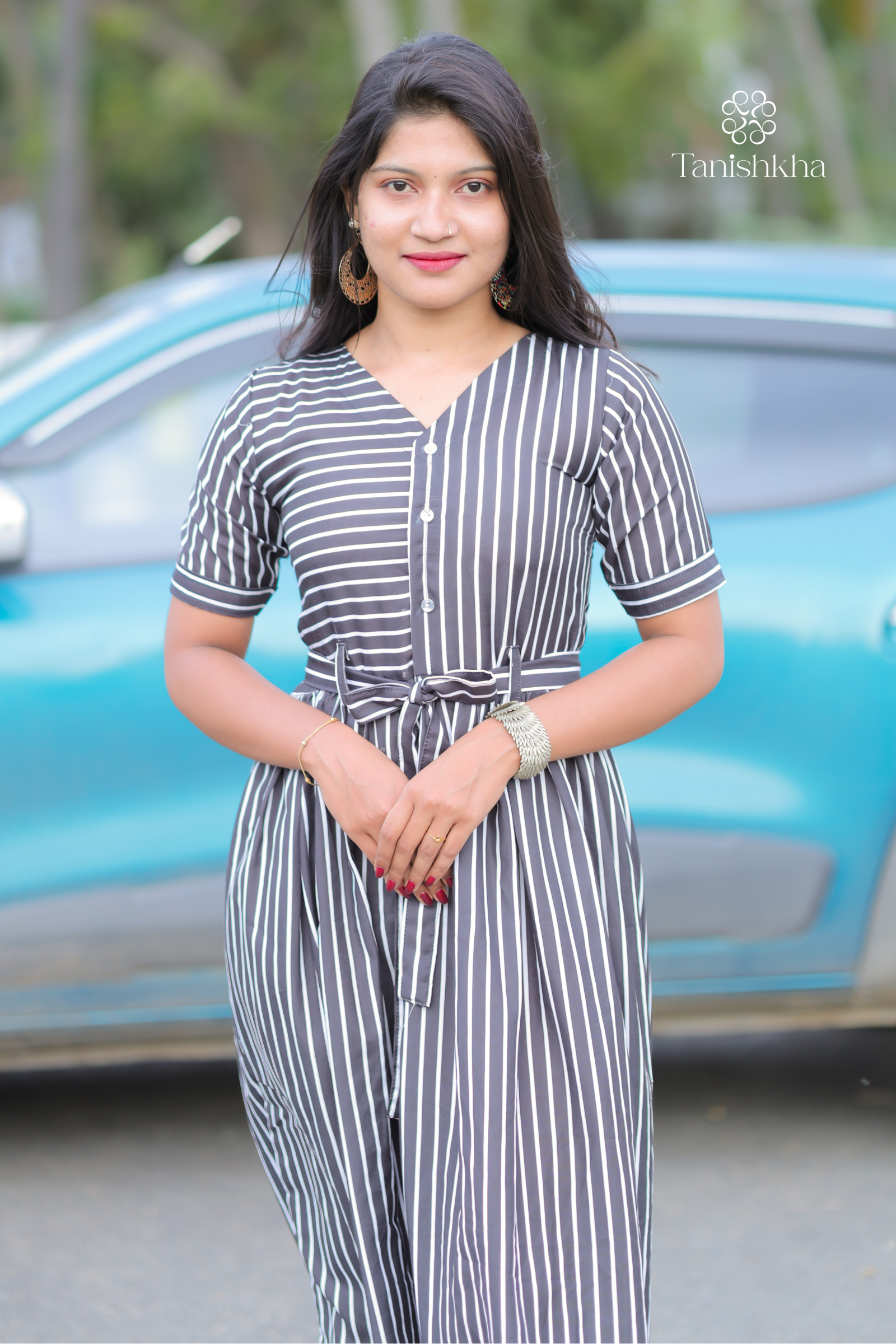 Urban Monochrome Shirt Dress