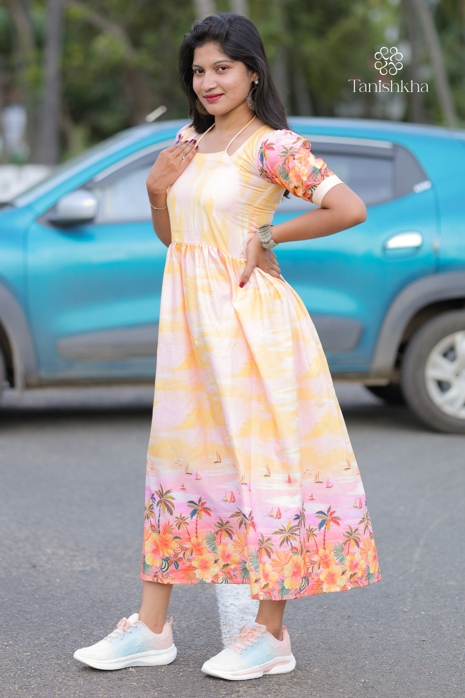 Tropical Sunset Midi